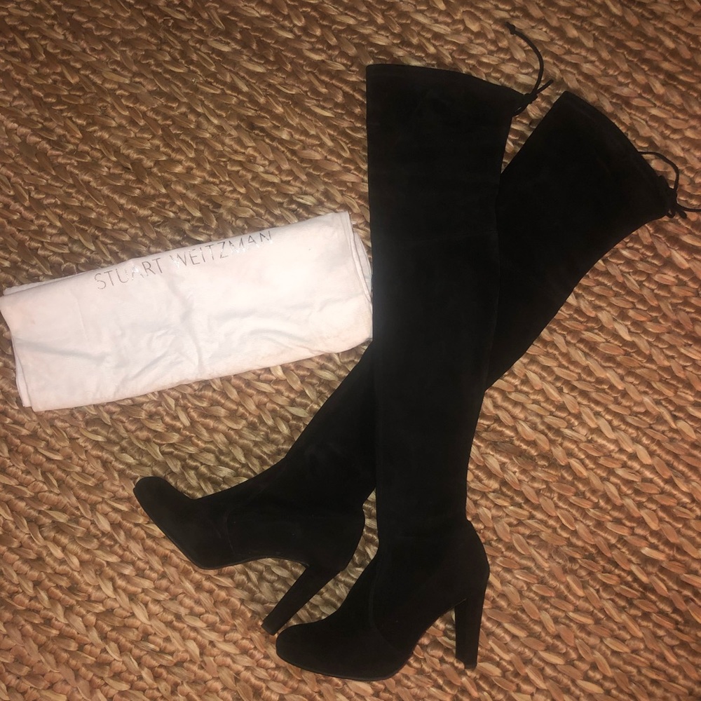 Stuart Weitzman Highland Over the Knee Boots Sz 9